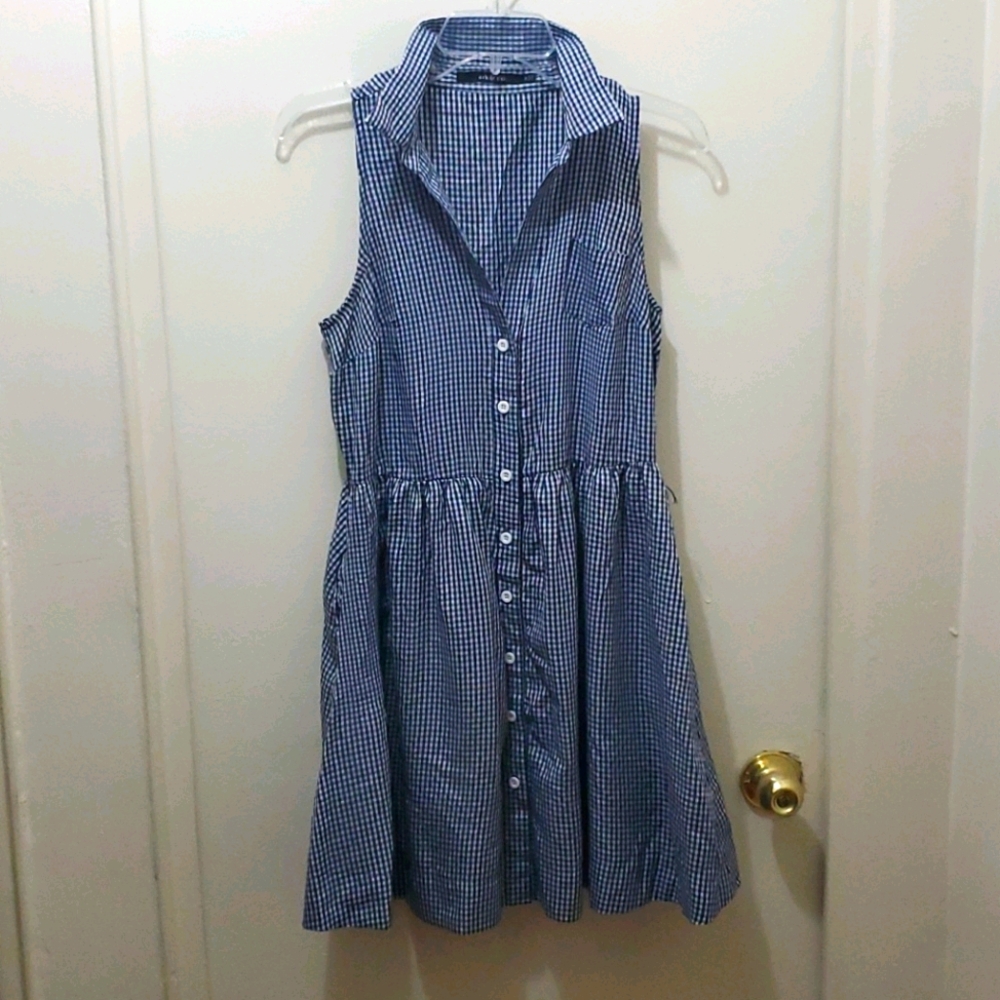 ⚫2 for $30⚫ ARK & CO. - GINGHAM PATTERN DRESS